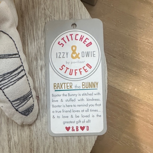 Stiched & Stuffed- Baxter the Bunny NWT - Picture 4 of 4